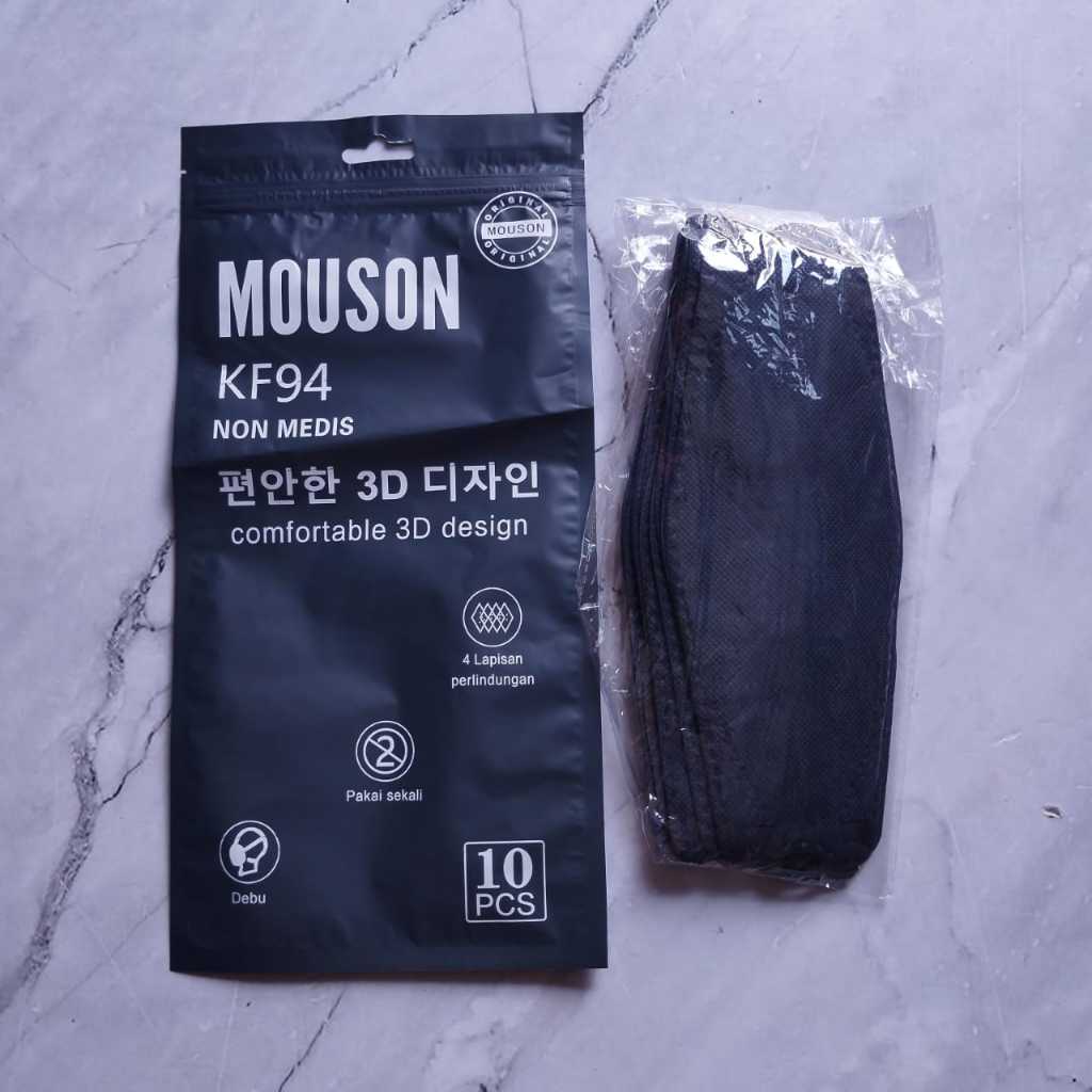 Pekanbaru Masker KF94 1 Pak  Isi 10 pcs Masker Earloop Disposable Face Mask Masker Kesehatan Korea