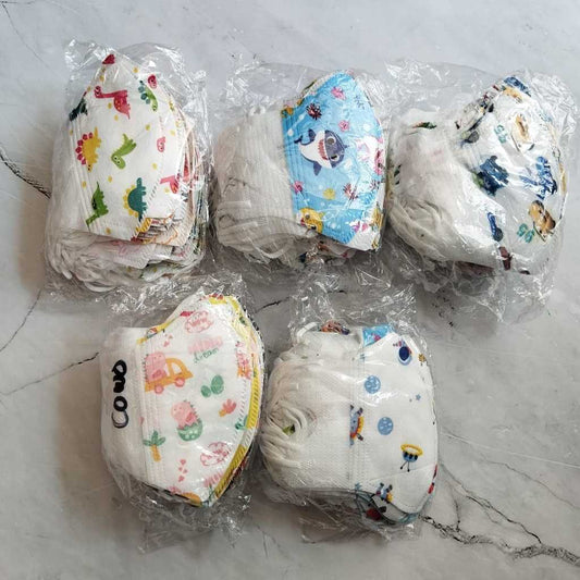Pekanbaru 50 pcs Masker Duckbill 3D Anak Karakter Kids Masker Duckbill 3Ply Anak Motif