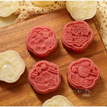 Pekanbaru Cetakan Mooncake / Kue Bulan Plastik 50Gr