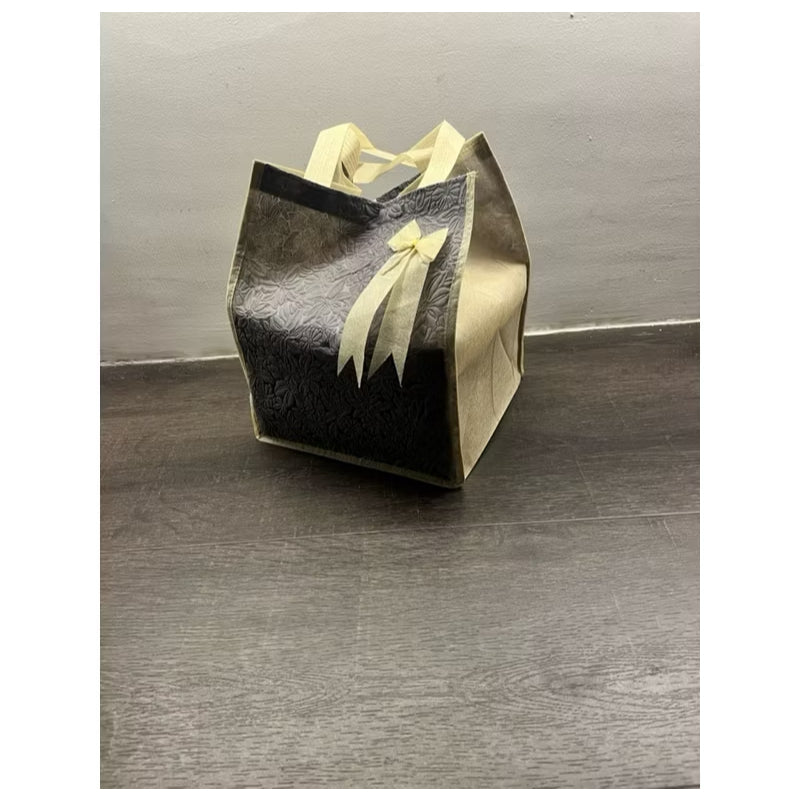 Pekanbaru HR-GOODIEBAG TAS HAJATAN MOTIF PITA 22x22 CM TINGGI 28 CM Kotak Nasi Besekan Pesta Hadiah Rice Box