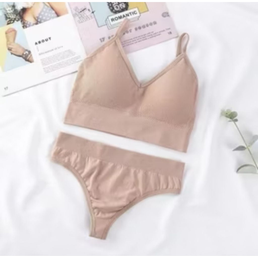Pekanbaru Pakaian Wanita Sport Bra Set