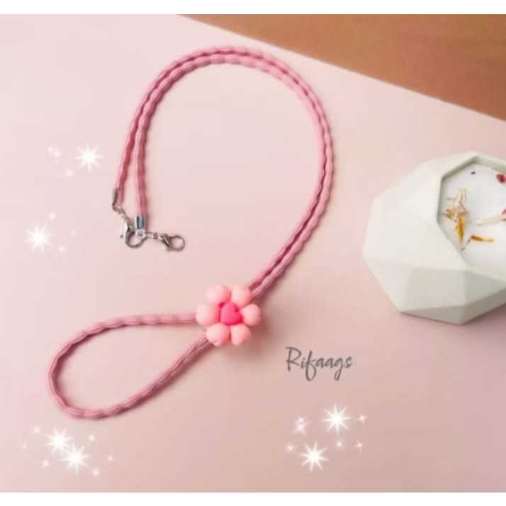 Pekanbaru [YL] Strap Masker 2 in 1/ Kalung Masker / Kalung Gantungan Masker Multifungsi Bisa dipakai utk Hijab / Strap Masker Pita/Kalung Masker Hijab 2 in 1 Stap Masker Elastis Konektor Masker Boba