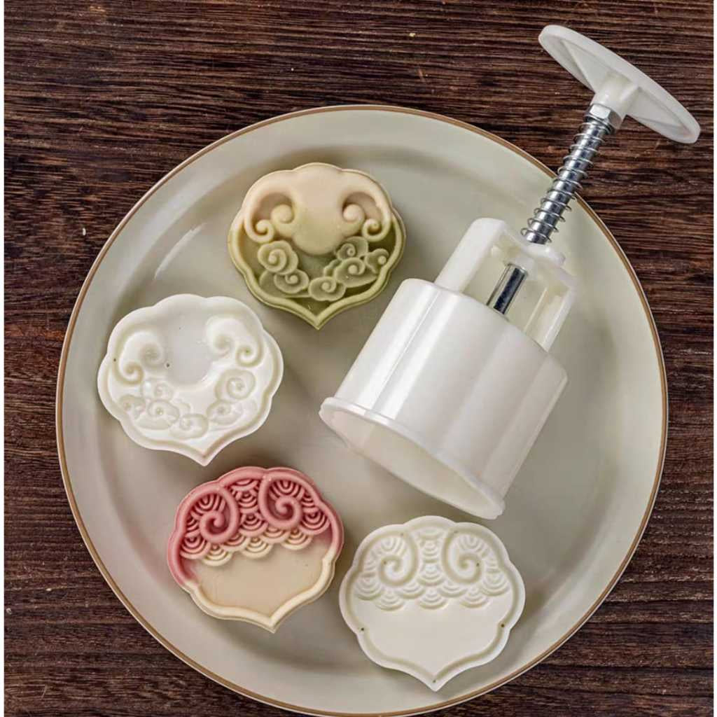 Pekanbaru Cetakan Mooncake / Cetakan Kue Bulan Plastik 75 Gr