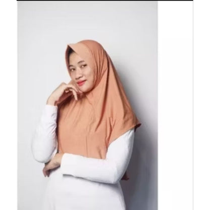 Pekanbaru jilbab bergo Raisa hijab instant jersey / hijab sport pet Antern