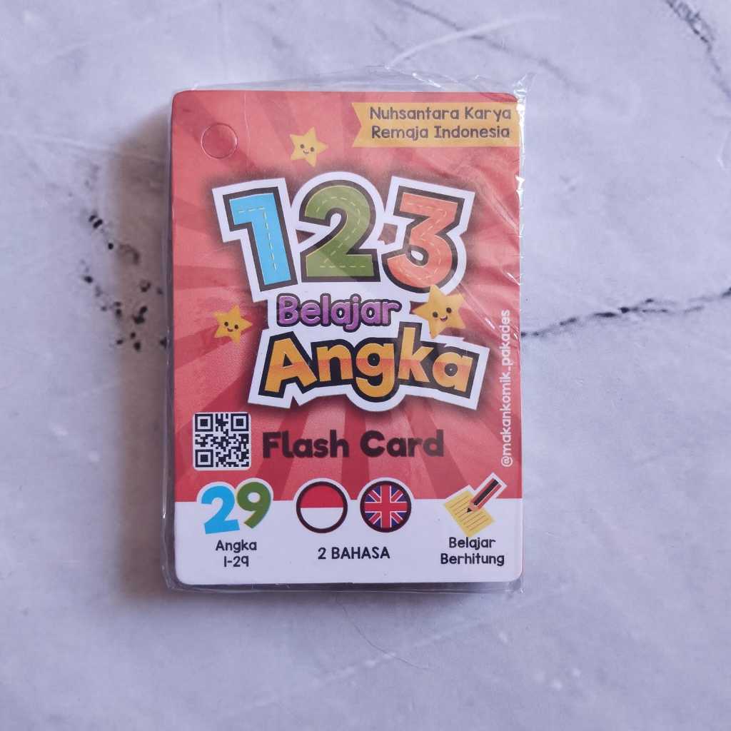 Pekanbaru (YL) Flash Card Mainan Edukasi Anak Kartu Belajar pintar anak Kemas Plastik