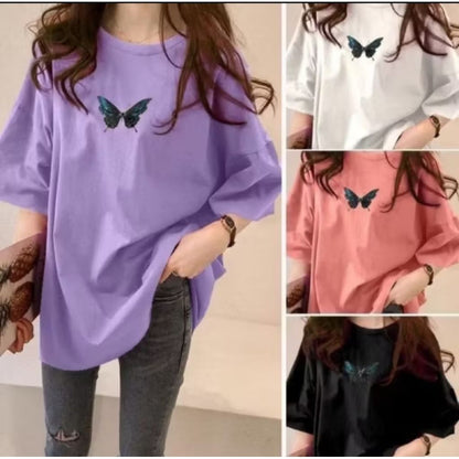 Pekanbaru Baju Kaos oversize wanita ( LD 106, p 63 )