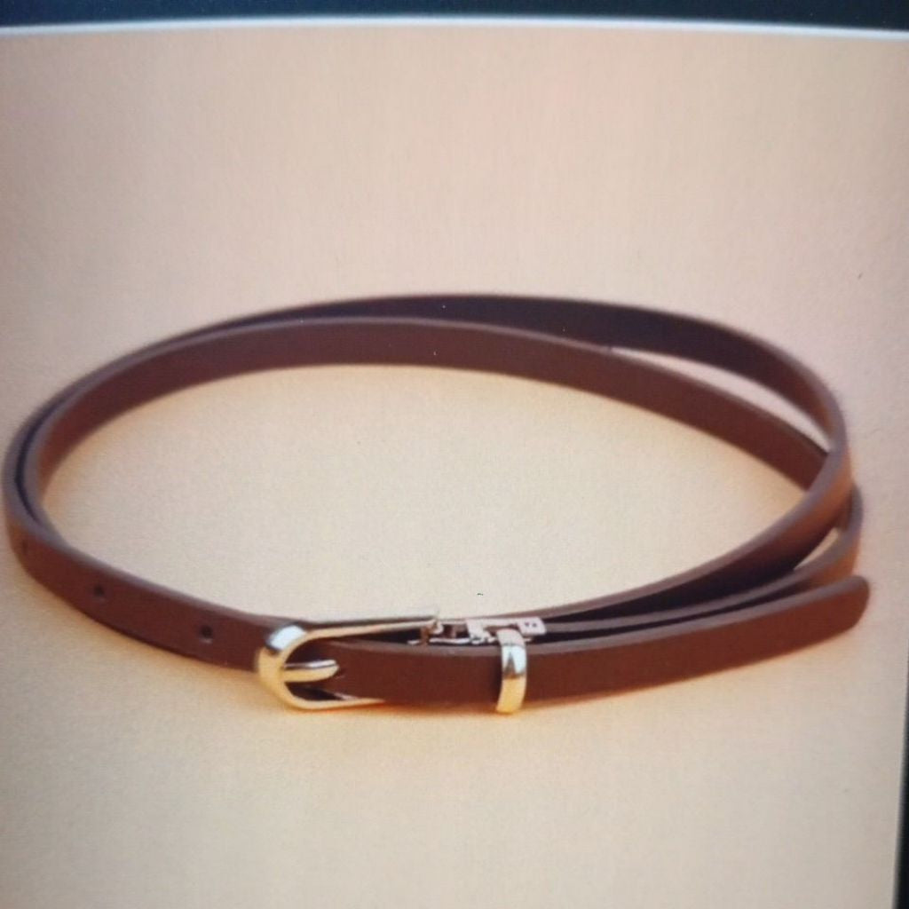 Pekanbaru Ikat Pinggang Gesper Belt Kecil Wanita Bahan Kulit Pu / Tali Pinggang Wanita / Gesper
