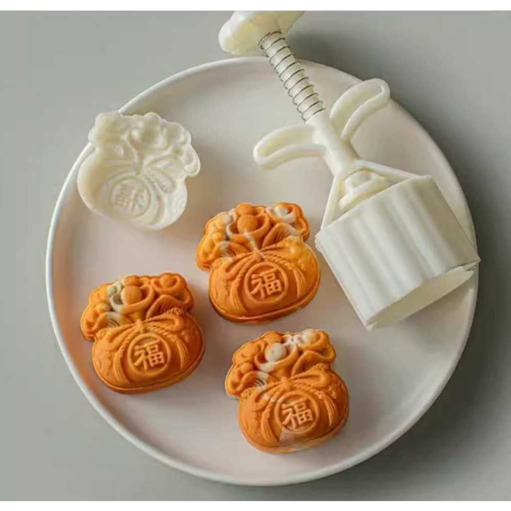 Pekanbaru Cetakan Mooncake / Cetakan Kue Bulan Plastik 75 Gr