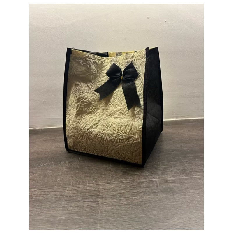 Pekanbaru HR-GOODIEBAG TAS HAJATAN MOTIF PITA 22x22 CM TINGGI 28 CM Kotak Nasi Besekan Pesta Hadiah Rice Box