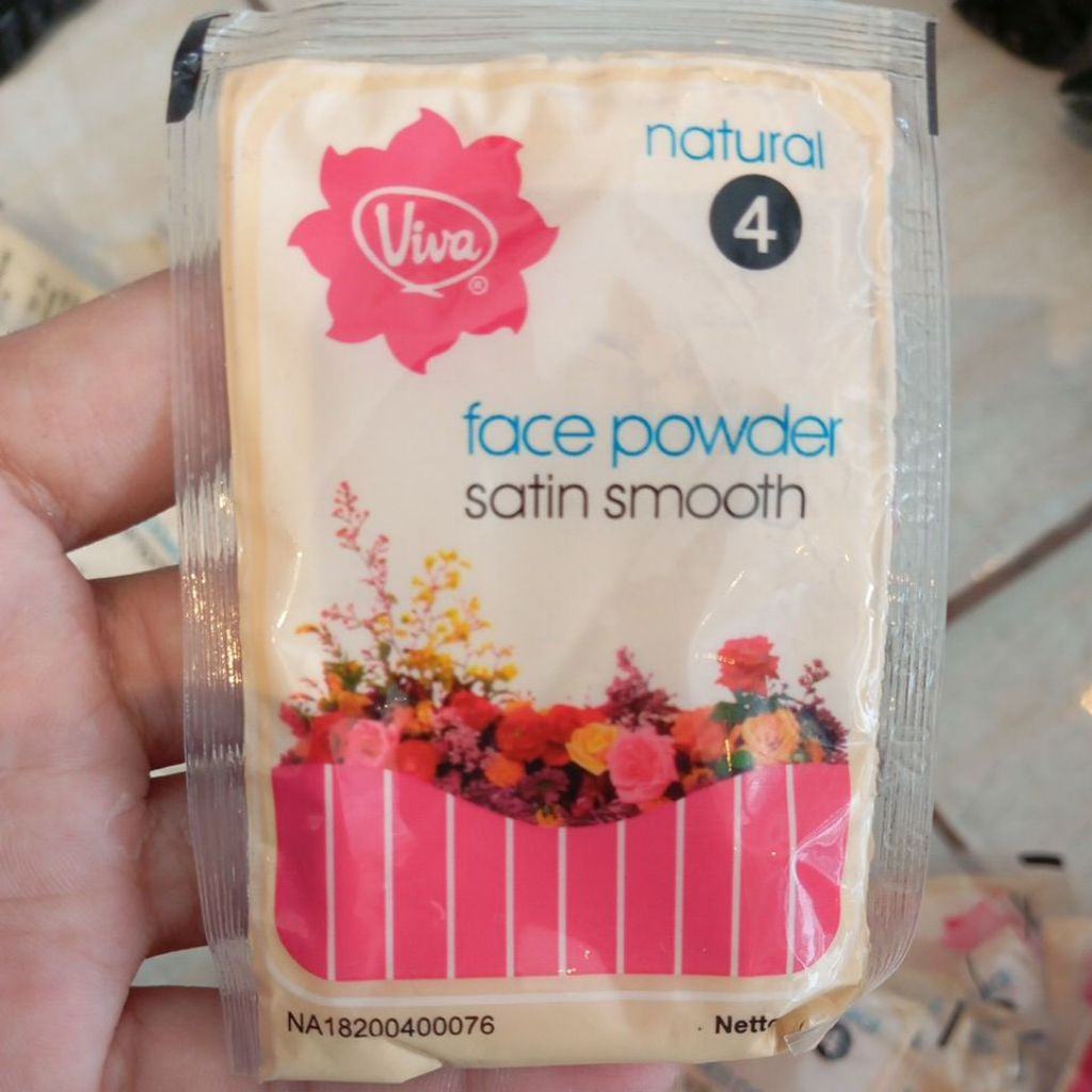 Pekanbaru Viva Bedak Tabur Zak Face Powder Satin Smooth Refill Sachet15Gr