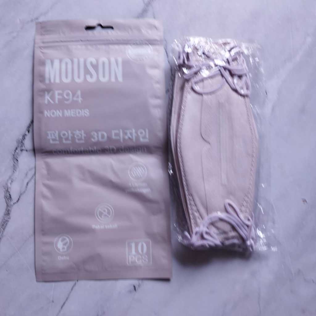Pekanbaru Masker KF94 1 Pak  Isi 10 pcs Masker Earloop Disposable Face Mask Masker Kesehatan Korea