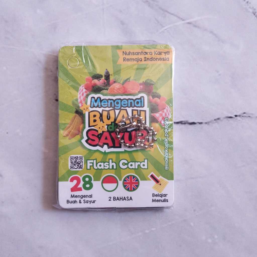 Pekanbaru (YL) Flash Card Mainan Edukasi Anak Kartu Belajar pintar anak Kemas Plastik