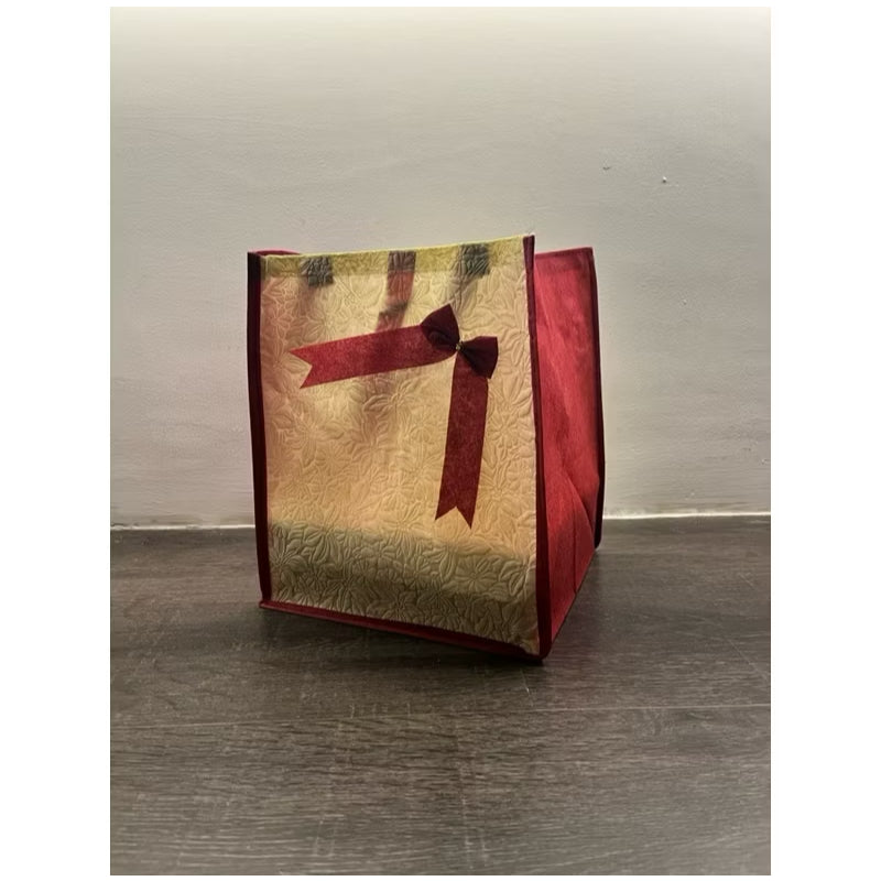 Pekanbaru HR-GOODIEBAG TAS HAJATAN MOTIF PITA 22x22 CM TINGGI 28 CM Kotak Nasi Besekan Pesta Hadiah Rice Box