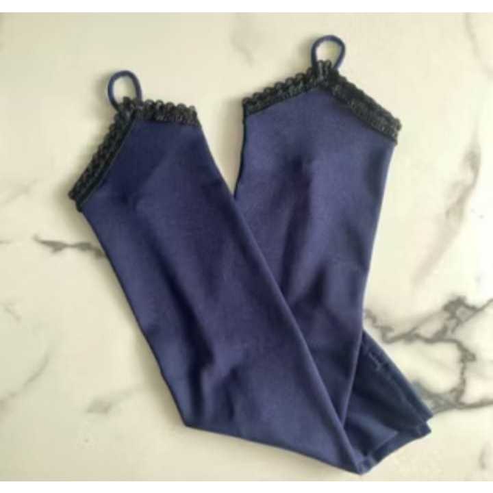 Pekanbaru [YL] HANDSOCK CINCIN RENDA / HANDSOCK UMROH HAJI / MANSET RENDA / Handsock Tangan Muslimah untuk Sholat Bahan Jersey