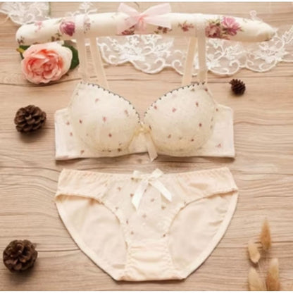 Pekanbaru Bra Set Cantik Bunga Kecil / Bh wanita