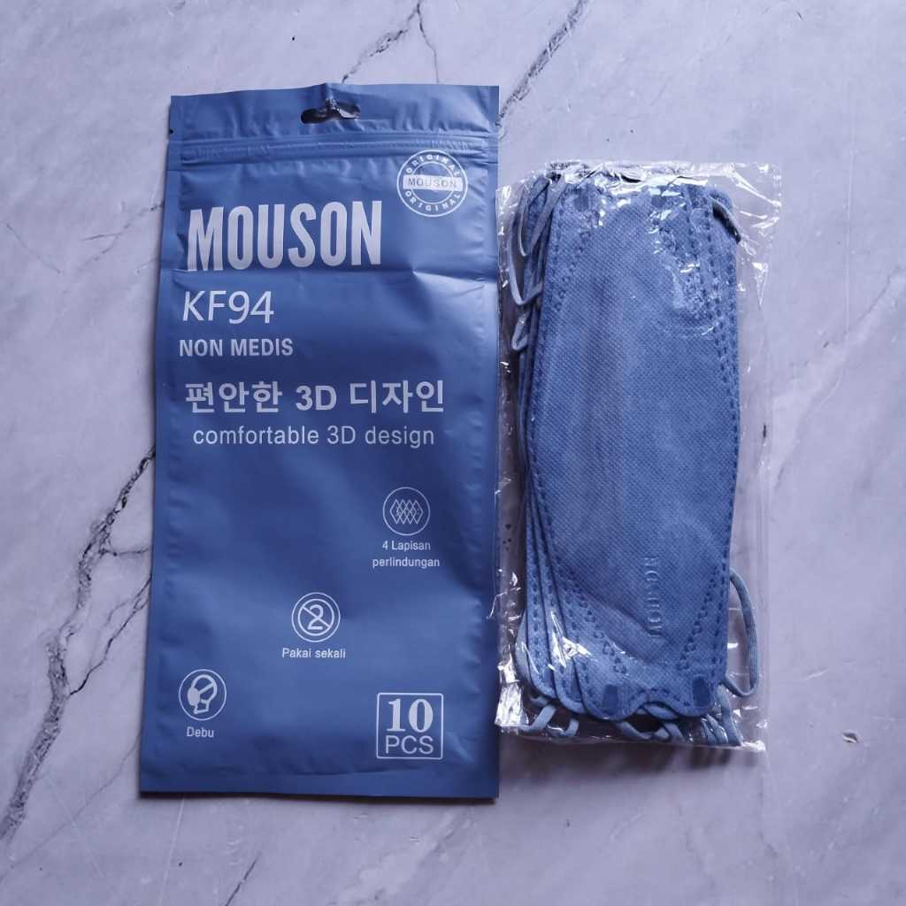 Pekanbaru Masker KF94 1 Pak  Isi 10 pcs Masker Earloop Disposable Face Mask Masker Kesehatan Korea
