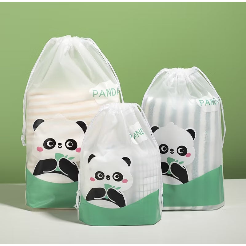 Pekanbaru HR-[POUCH SERUT] Travel Pouch Organizer Bag Tas Serut Tempat Penyimpanan Alat Make Up Mandi Waterproof