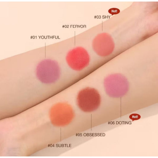 Pekanbaru O.Two.O Makeup Blush Stick Hydrating Glossy Lip & Cheek 6 Colors Beauty Cosmetics