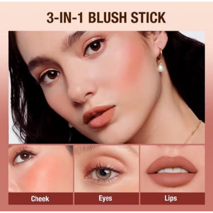 Pekanbaru O.Two.O Makeup Blush Stick Hydrating Glossy Lip & Cheek 6 Colors Beauty Cosmetics