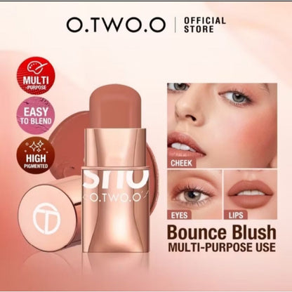 Pekanbaru O.Two.O Makeup Blush Stick Hydrating Glossy Lip & Cheek 6 Colors Beauty Cosmetics