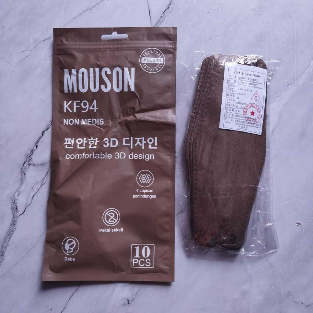 Pekanbaru Masker KF94 1 Pak  Isi 10 pcs Masker Earloop Disposable Face Mask Masker Kesehatan Korea