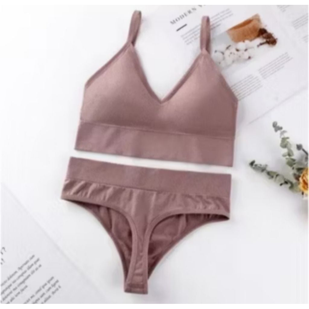 Pekanbaru Pakaian Wanita Sport Bra Set