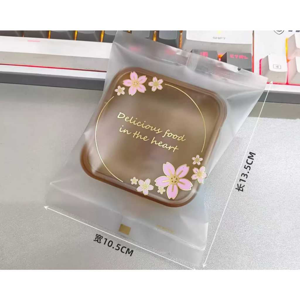 Pekanbaru Plastik Mooncake / Kue Bulan Non-Seal Motif Happy Mid Autumn Festival Berbagai Ukuran Per Pack