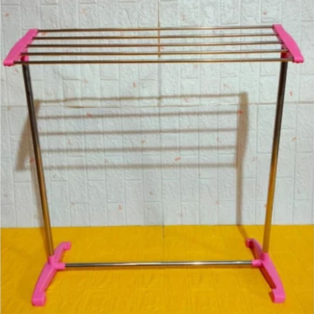 Pekanbaru Jemuran Handuk Stainless SUNNY Rak Handuk Gantungan Pakaian Keset Warna Hitam Biru
