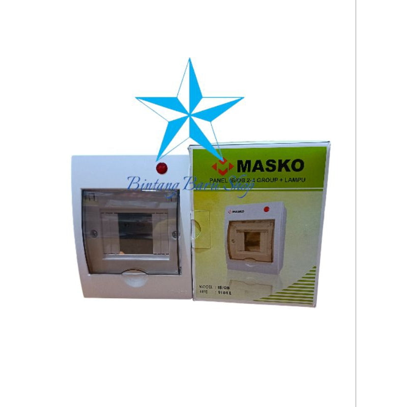 Pekanbaru Box Mcb Masko / Panel Mcb Masko 2 - 4 Group 9104L Outbow Dan Inbow
