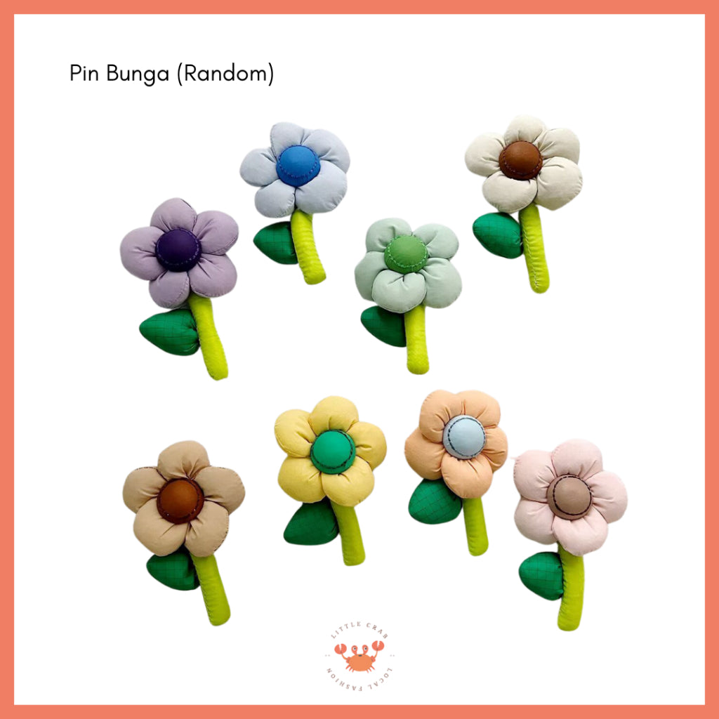Pekanbaru Tas Rajut Bangkok Motif Bunga Flower Knit Bag Knot Mini Totebag Buffalow Unik Kanvas