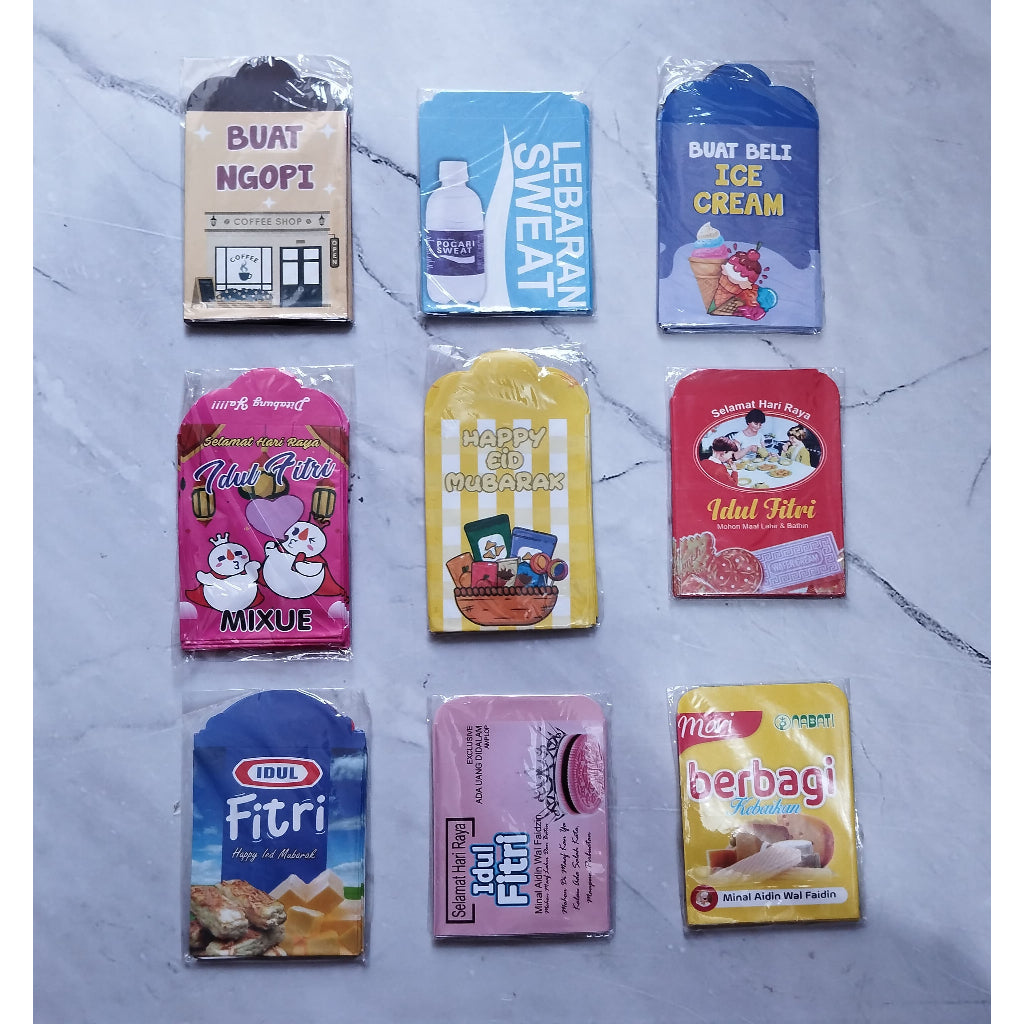 Pekanbaru HR AMPLOP LEBARAN MEDIUM ISI 10 PCS HARI RAYA IDUL FITRI  Isi 10 Ukuran MEDIUM Grosir Reseller