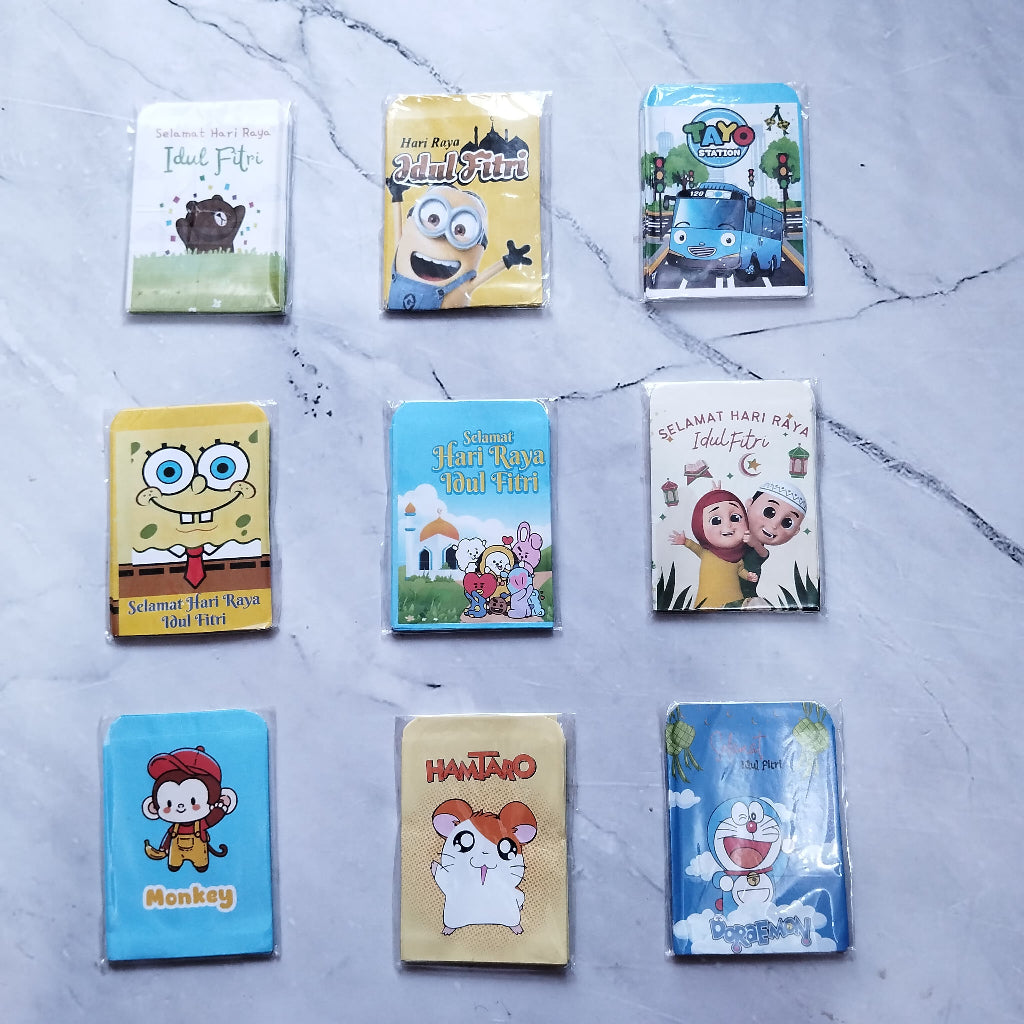 Pekanbaru HR AMPLOP LEBARAN MINI 10 PCS HARI RAYA LEBARAN MOTIF CANTIK Ukuran Kecil 2026 Murah Grosir Reseller