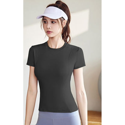 Pekanbaru JevyActive - WM001SS - Aiko Top - Baju Olahraga Wanita - Baju Lengan Pendek