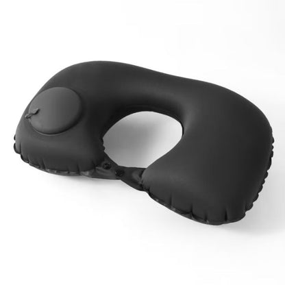 Pekanbaru Bantal Leher Kepala Angin Pompa Otomatis Traveling Inflatable Neck Cushion Head