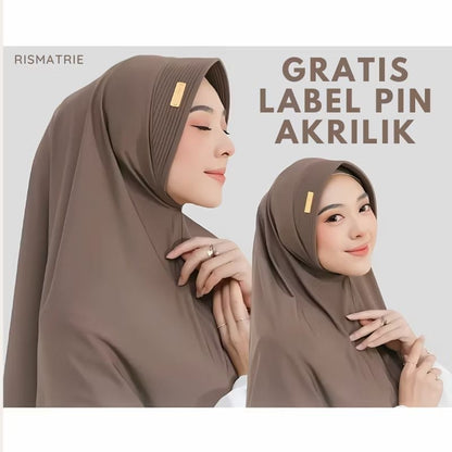 Pekanbaru Hijab Bergo Jersey Hamidah / Bergo Jersey Menutup Dada / Hijab Instan Jersey