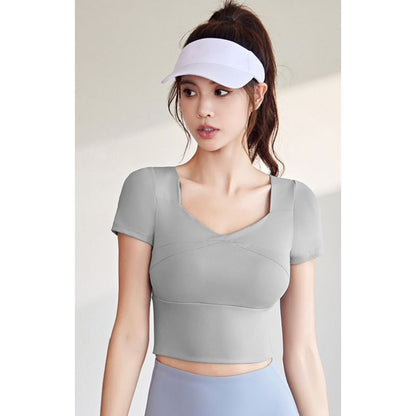 Pekanbaru JevyActive - WM002SS - Jeni Top - Baju Olahraga Wanita - Baju Lengan Pendek
