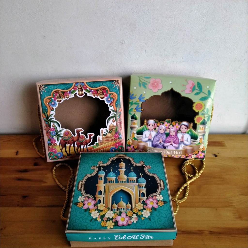 Pekanbaru Kotak Hampers / Kue Idul Fitri / Lebaran Sheela Handle Tali