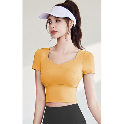 Pekanbaru JevyActive - WM002SS - Jeni Top - Baju Olahraga Wanita - Baju Lengan Pendek
