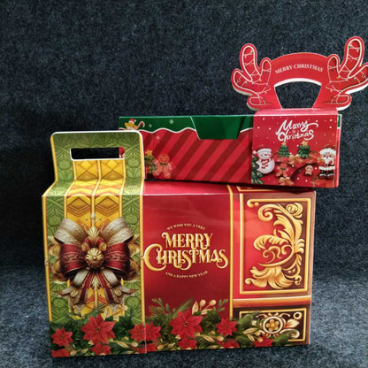 Pekanbaru Christmas Hampers Box / Kotak Hampers Natal Handle Kertas