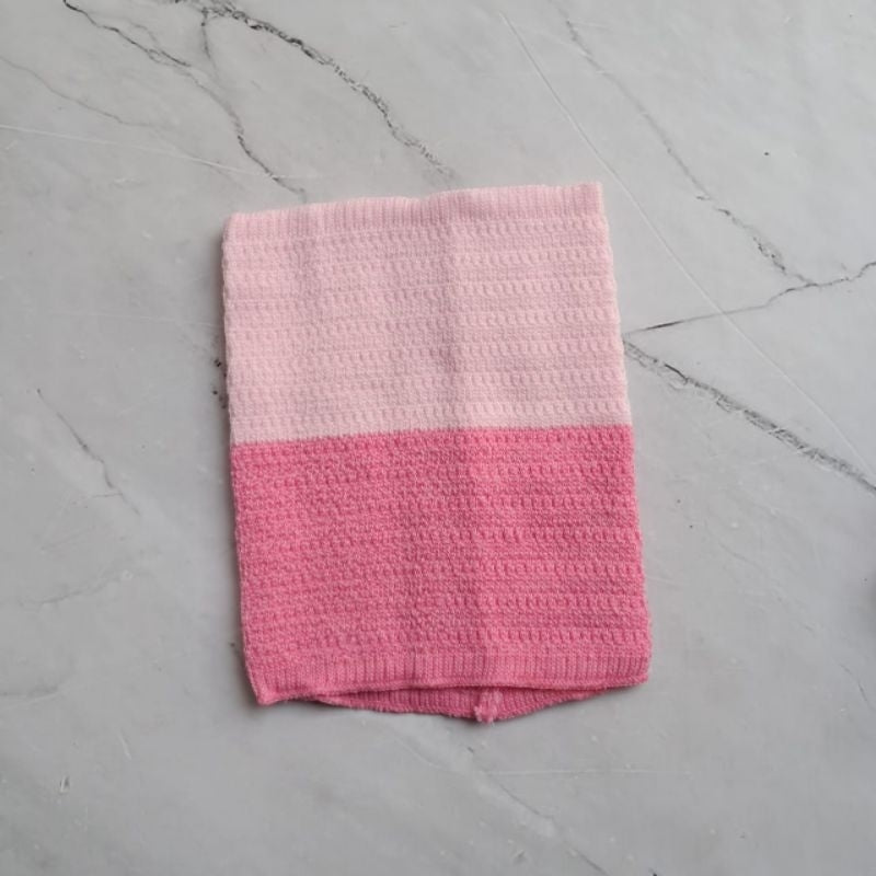 Pekanbaru Ciput rajut 2 warna zig-zag/inner rajut dalaman  kerudung/ciput bandana rajut