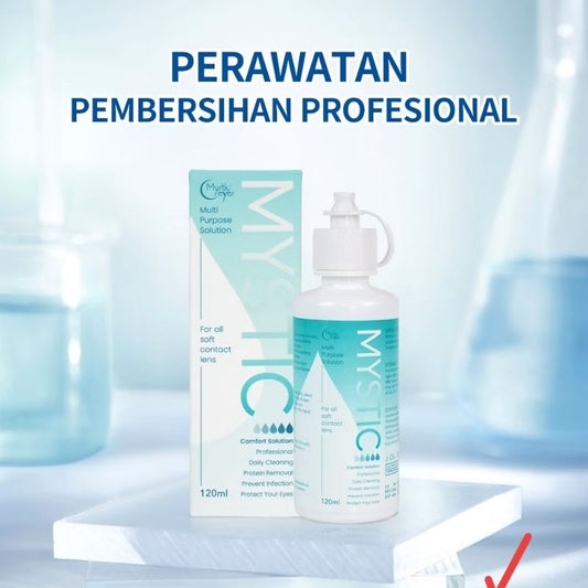 Pekanbaru (60Ml/120Ml) Cairan Softlens Mystieyes /Dinkes/Air Softlens/ Tetesan Softlens