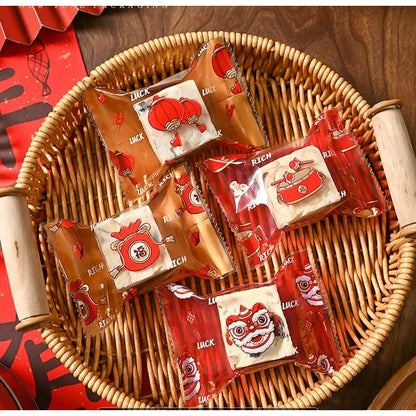 Pekanbaru Plastik Cookies / Nastar Imlek / Cny Non-Seal Ukuran Besar Per Pack