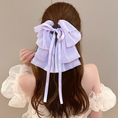 Pekanbaru Jepit Pita Besar Model Bowknot Polos High End Japanses & Korean Style Klip