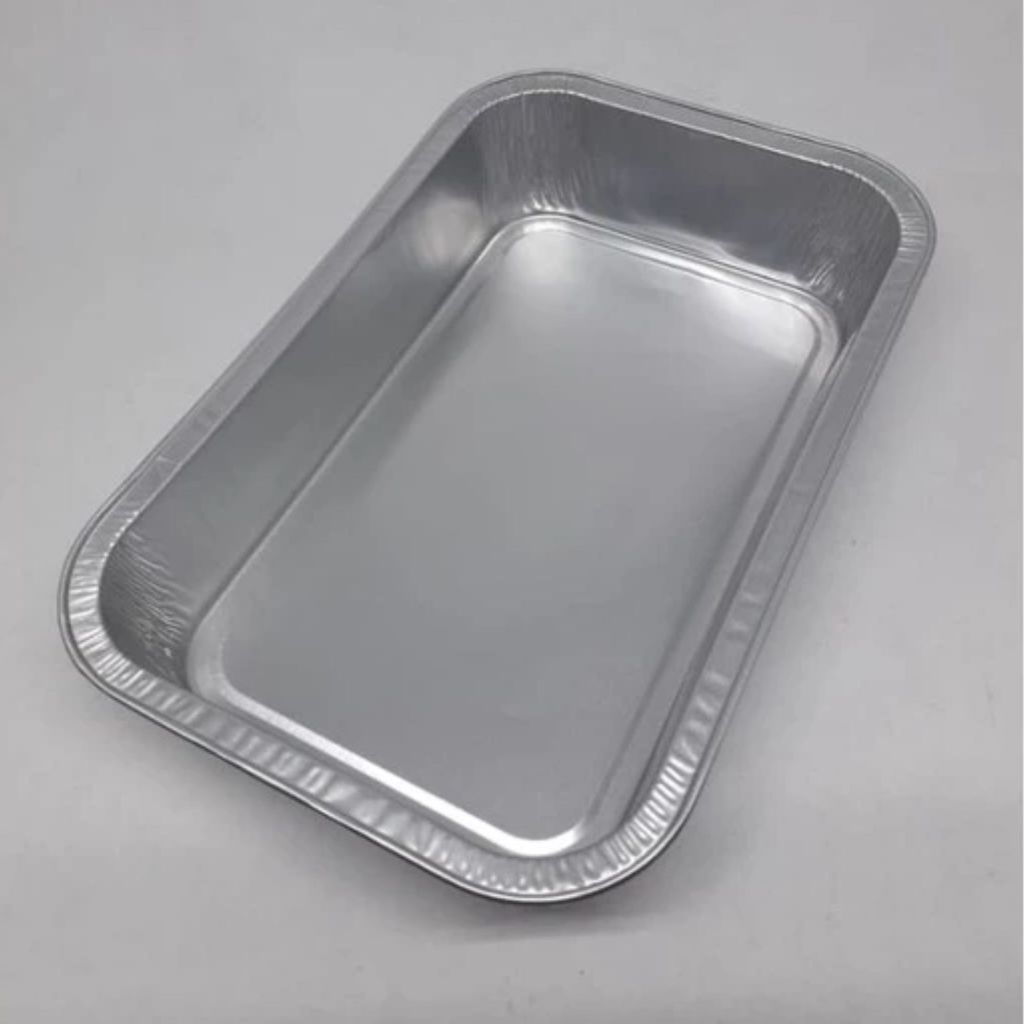 Pekanbaru 25 Pcs Alumunium Foil Tray BX 4381 Kemasan Dimsum Mentai Lasagna Macaroni Schotel Spaghetti Brulee