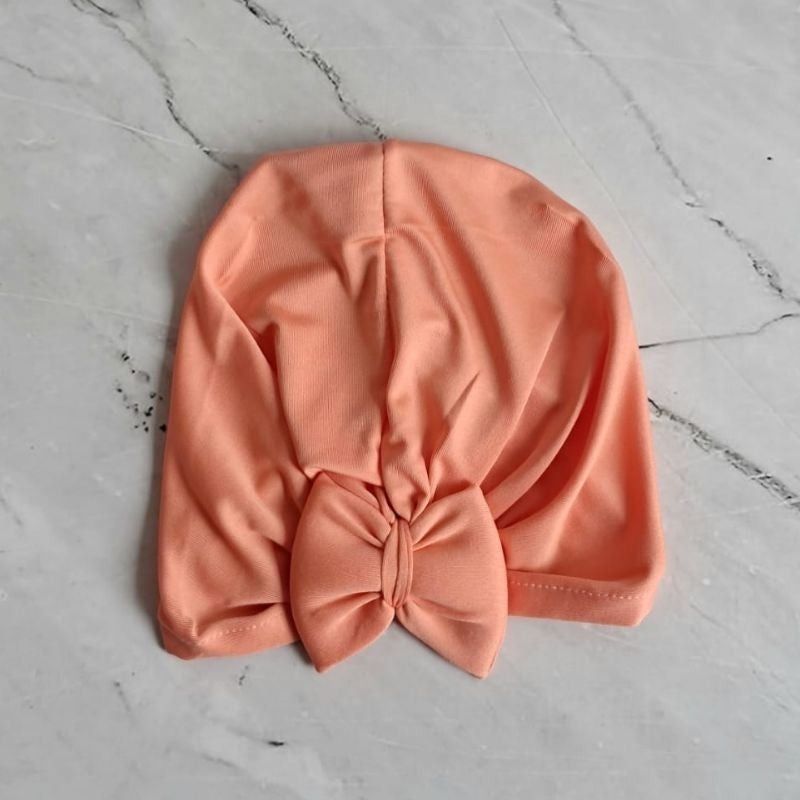 Pekanbaru Turban Anak Pita Polos/Turban Kitty Packing plastik perpcs