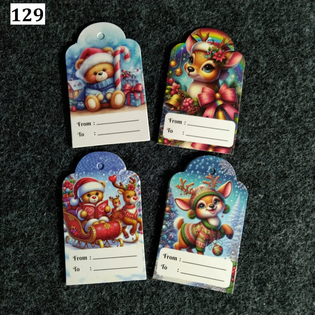 Pekanbaru Christmas Hang Tag / Tag Natal Berbagai Motif Per Pack