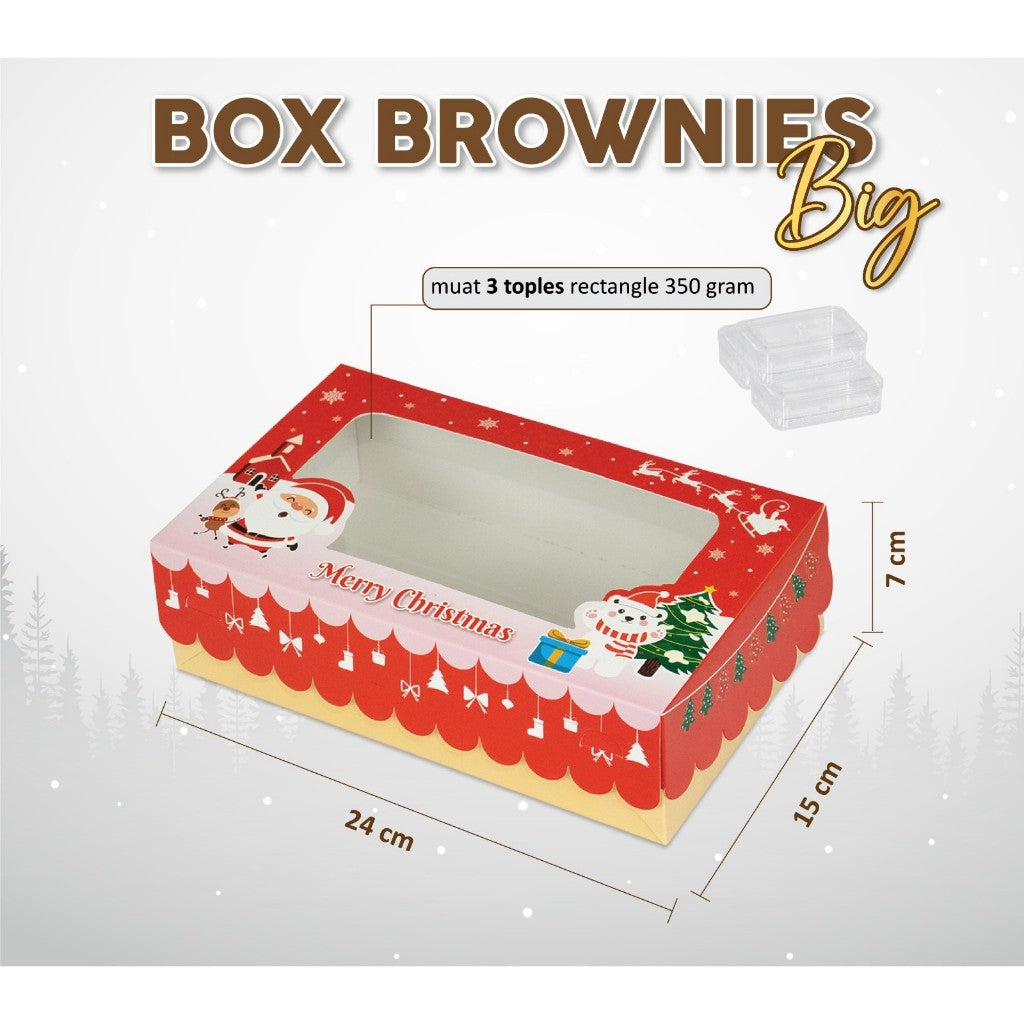 Pekanbaru Christmas Hampers Box / Kotak Hampers Natal Brownies