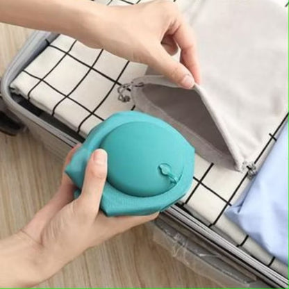 Pekanbaru Bantal Leher Kepala Angin Pompa Otomatis Traveling Inflatable Neck Cushion Head