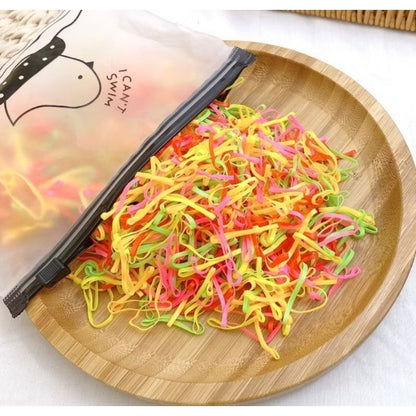 Pekanbaru Free Pouch - 1000Pcs S Ikat Rambut Karet Jepang Anak / Ikat Rambut