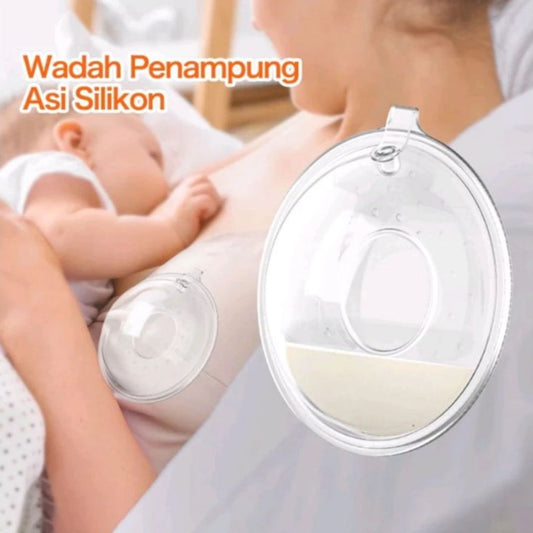 Pekanbaru Wadah Penampung ASI Silikon Breast Milk Collector Breastpad Saver Shield